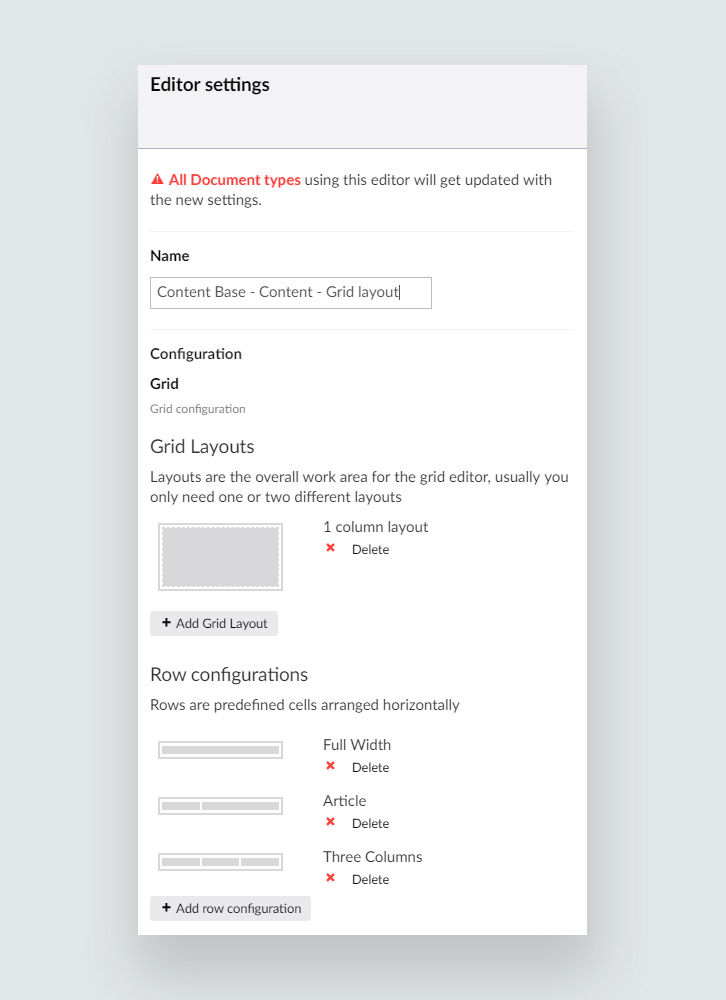 Nested Content & Grid in Umbraco