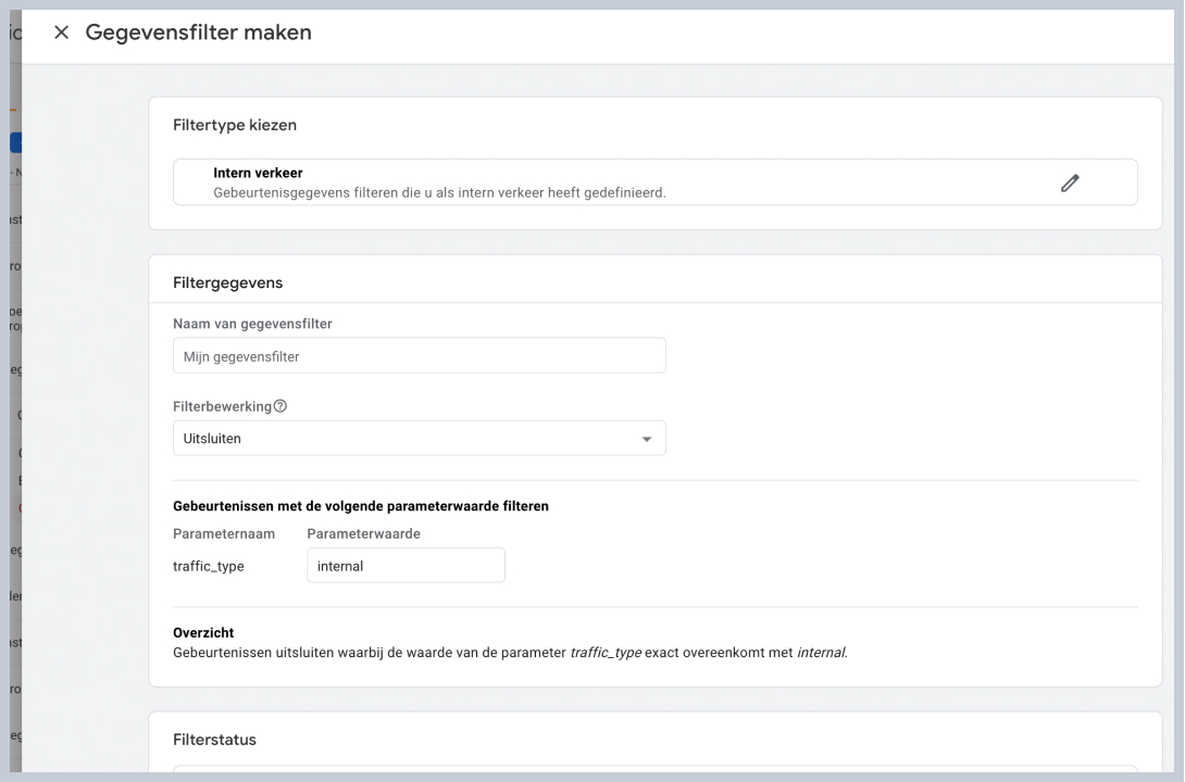 Gegevensfilters maken