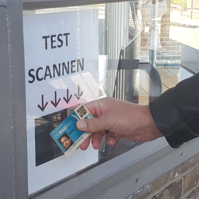 Openluchtbad Zwolle Barcodescanner