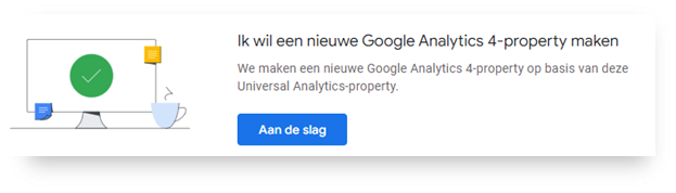 Google Analytics 4-property maken