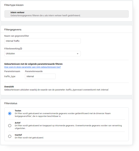 Filter IP-Adressen in GA4