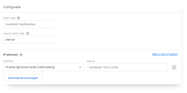 Filter IP-Adressen in GA4